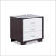 Table d'appoint blanche et noire