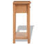 Table de chevet chêne massif bois brun-481761525