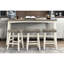 2 tabourets de comptoir en bois d'hévéa massif, style transitionnel, 2 pièces-2031535992-2031535984
