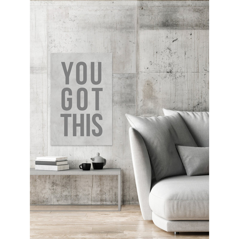 « you obtening this iv », reproduction sur toile tendue, H 12 po x l 8 po x P 1,5 po