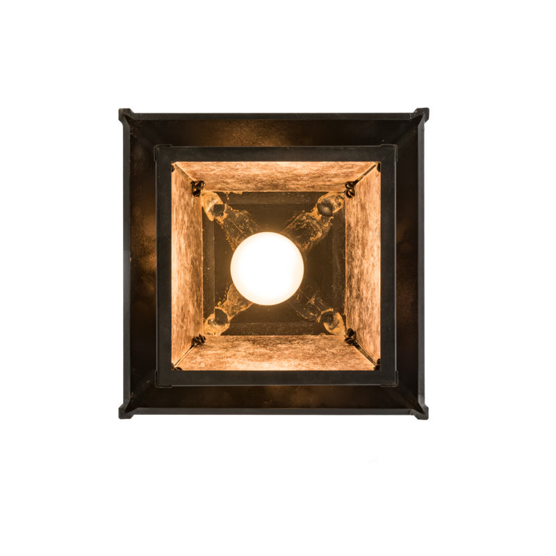 1 - Light Pendant, 17" H x 11.75" W x 8.25" D