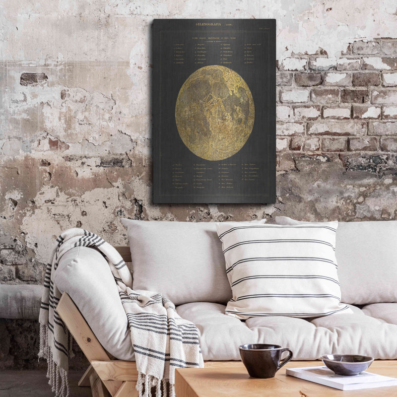 «Astronomical charte I» par Wild Apple Portfolio, art mural en métal, H 36 po x l 24 po