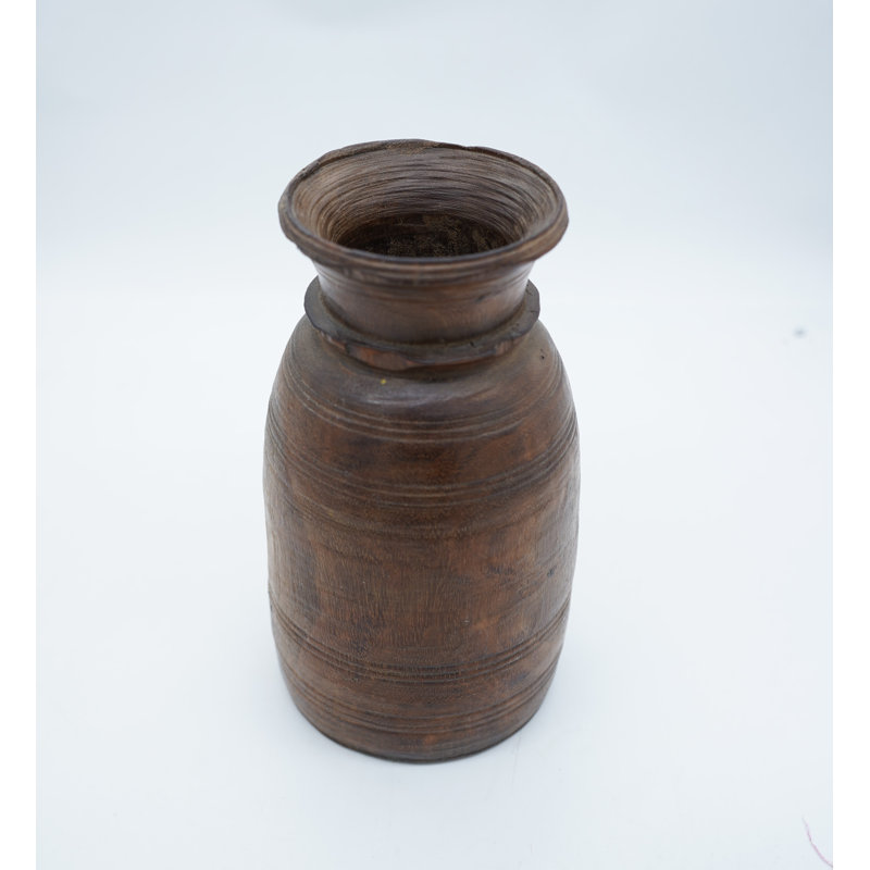  Vase en bois Boho