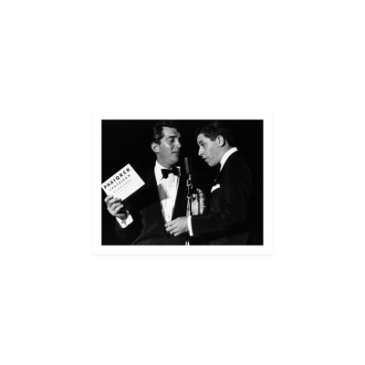 Dean Martin with Jerry Lewis Performing on Stage - Unframed Photograph -  Globe Photos Entertainment & Media, 4823618_2016