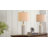 Amarchand 24.75"Modern Ceramic Lamp, for Living Room Bedroom, Bedside Table (Bulb Not Included)