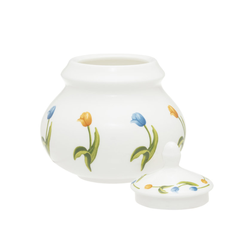 Tulip Sugar Bowl with Lid
