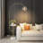 70.1'' White Tray Table Floor Lamp with USB