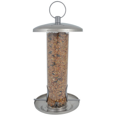 Altamae Metal Hanging Tube Bird Feeder