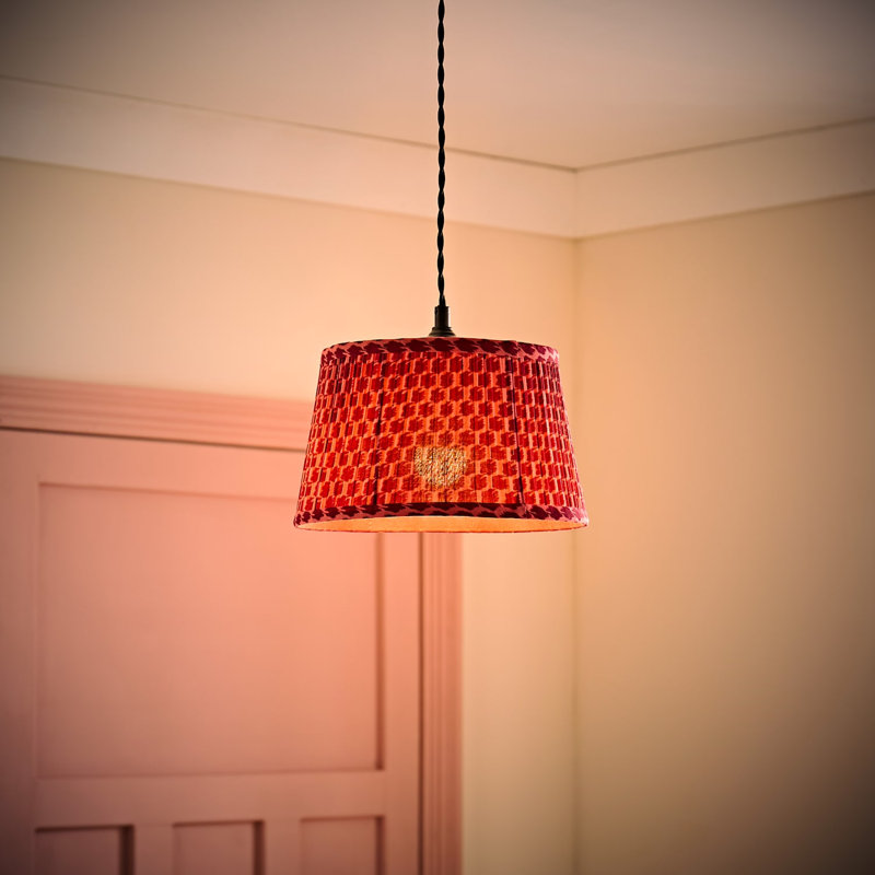 Hinako 15cm H Cotton Empire Lamp Shade ( Slip-On ), Pink