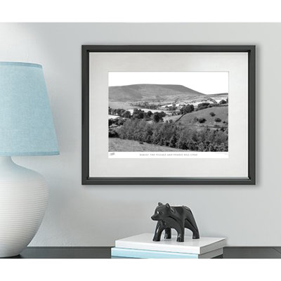 Barley, The Village And Pendle Hill C1960 by Francis Frith - Single Picture Frame Print