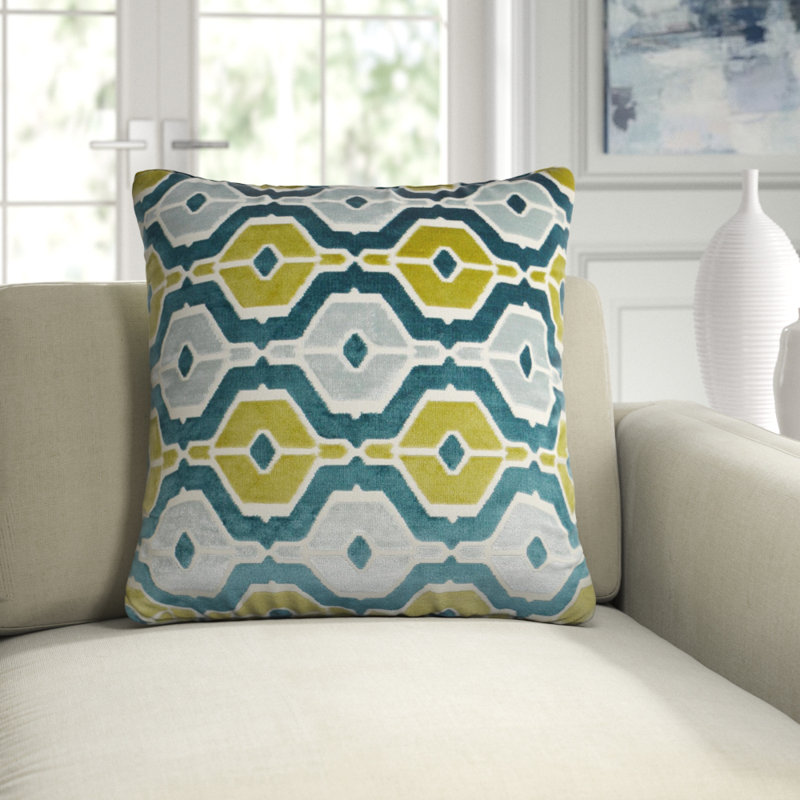 Dellan Pillow Cover & Insert, Coral, Square 20"