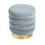 Repose-pieds standard rond 16,2" velours Fiqueroa-1943519421-1943519268