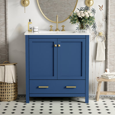 Meuble-lavabo 30 po avec lavabo simple