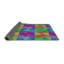 Tapis mauve/vert/bleu à motifs Caffin-283771313