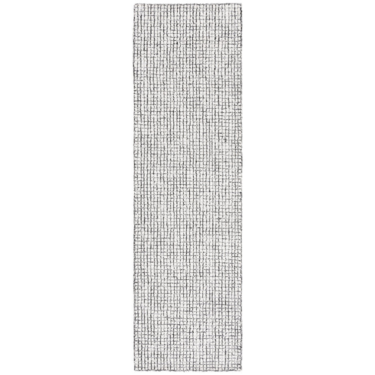 Rowe Handmade Tufted Ivory/Black Area Rug