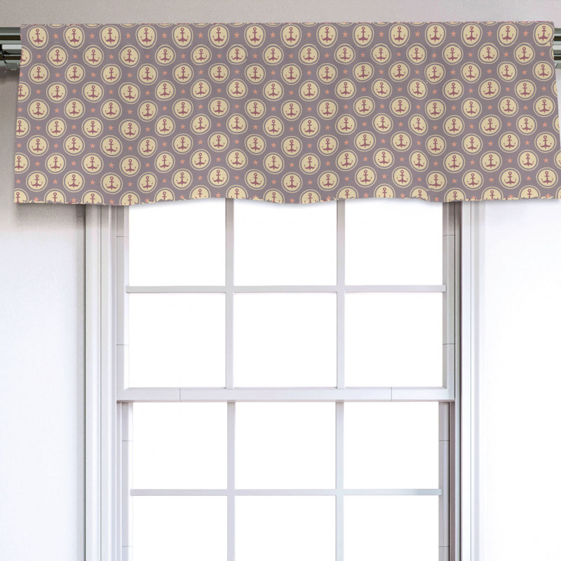 Sateen Ruffled Window Valance