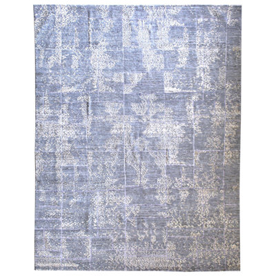 One-of-a-Kind 7'9" X 10'2" New Age Area Rug in Gray