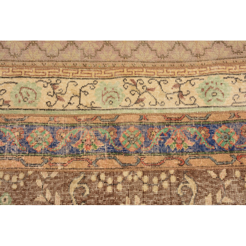 Tapis rétro, petit tapis de 2,4 pi x 4,5 pi, tapis de cuisine, tapis marocains, tapis bruns, tapis turcs