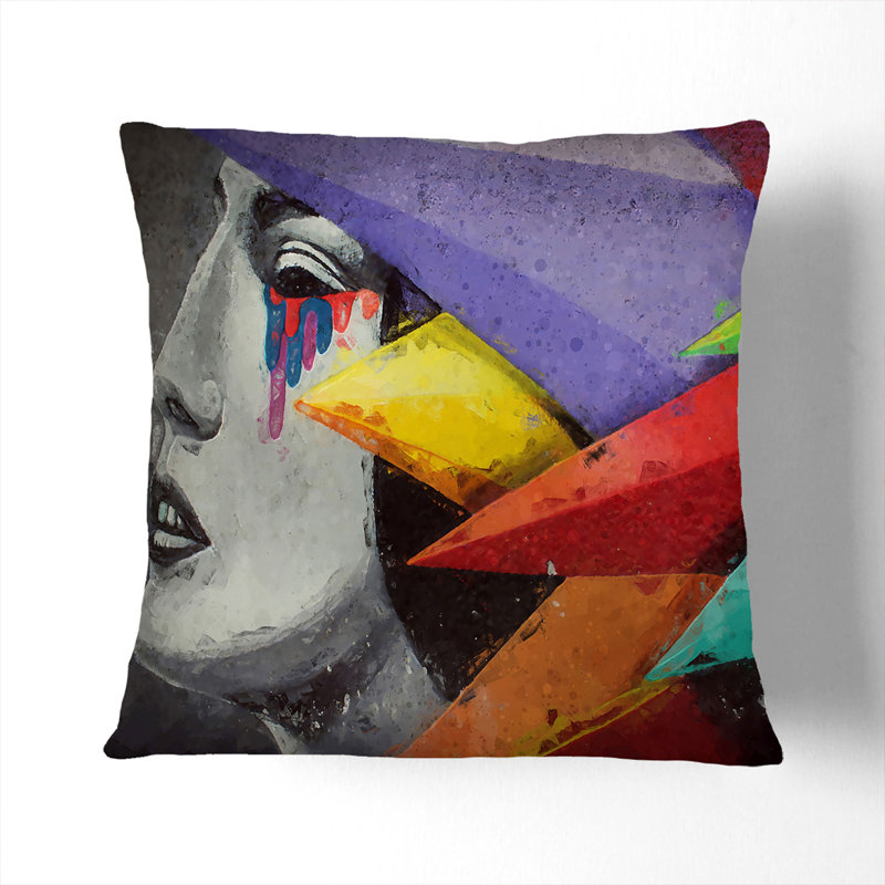 Square Cushion, 55cm H x 55cm W x 20cm D, Stone