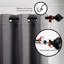 Dezider Adjustable 168cm to 305cm Single Curtain Pole-1245038227