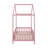  House Bed Frame With Canopy, Montessori Floor Bed, House Bed With Rails For Kids, Kids Bed With Roof-1174776068-1174776067