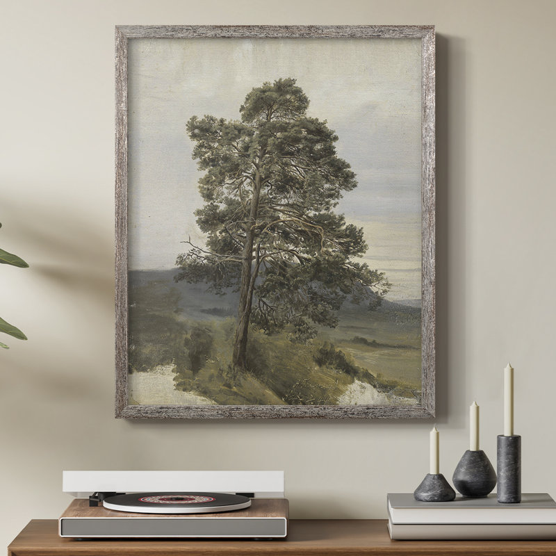 «Vintage Landscape CCLIX», reproduction encadrée - bois massif
