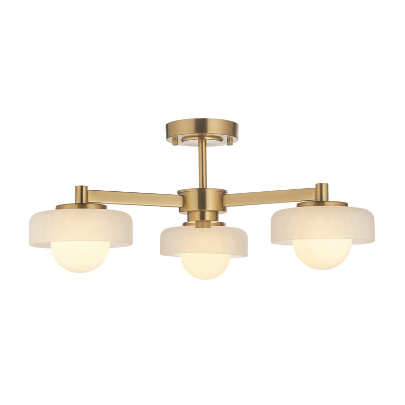 Bossca 3-Light Semi Flush Mount