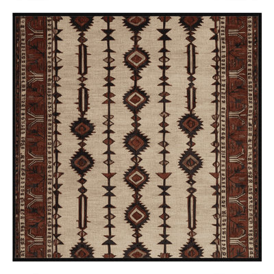 Machine Washable Persian Black Area Rug