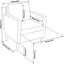 Fauteuil d'appoint 28,7 po-1640640760