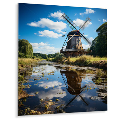 " Holland Windmill Reflections I "