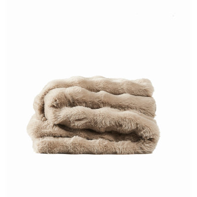 Jeté en fausse fourrure Frye Bubble
