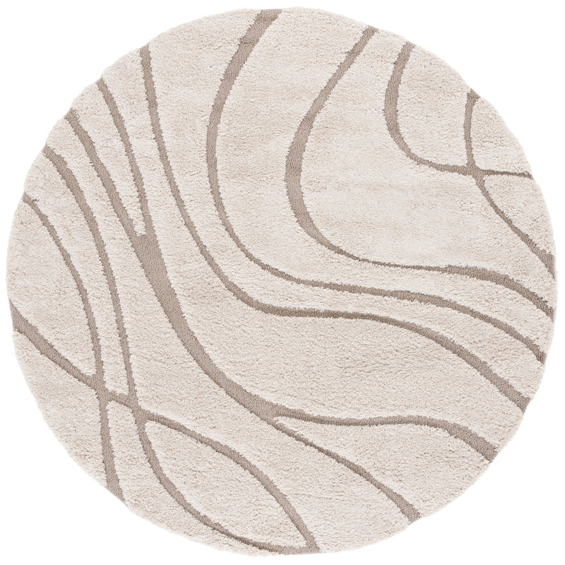 Finzer Abstract Area Rug, Round 91 cm
