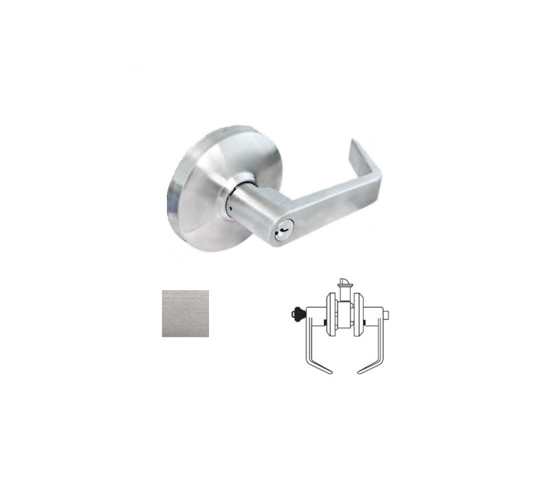 Cal Royal - ENTRÉE 1ère année avec poussoir, mais plaqué chrome satiné
