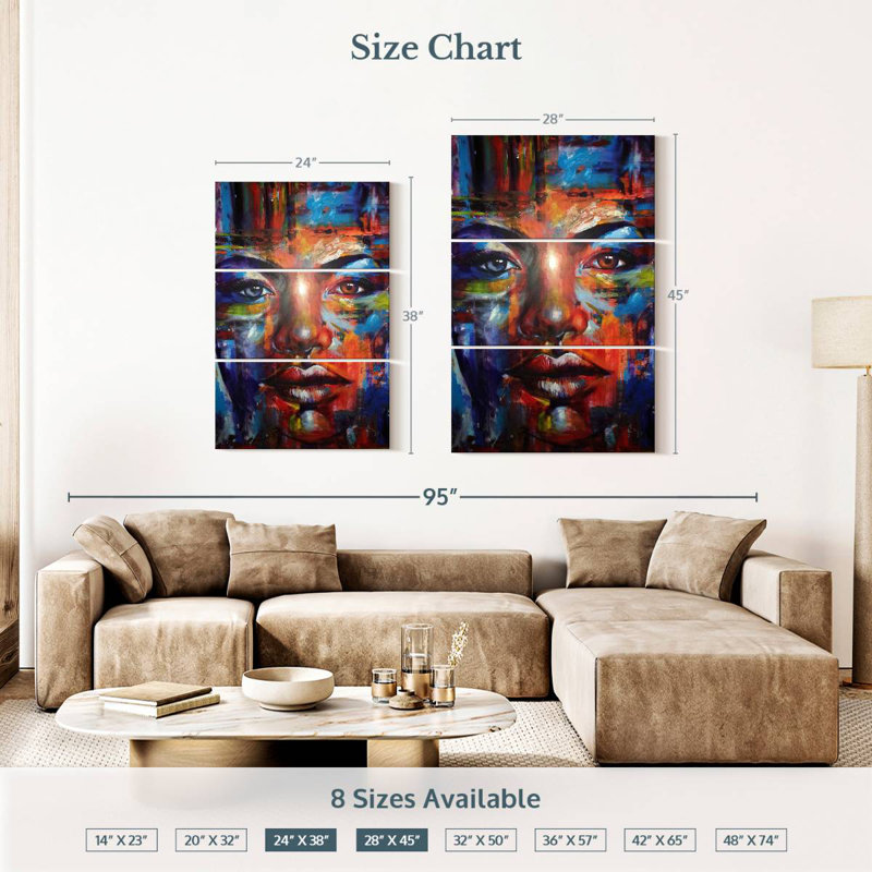 Leisha Skye, 38" H x 24" W