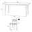 6 - Person White Rectangular Sintered Stone Stone Tabletop Dining Table Set-1350079449-1350079448