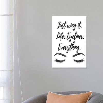 Just Wing It 1 Piece Wall Art on Canvas