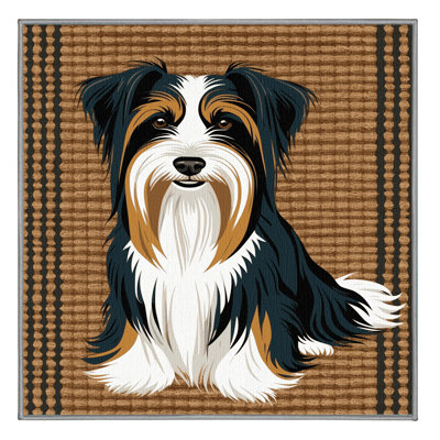  Tapis lavable pour chien Biewer Terrier