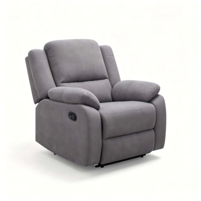 Modern Reclining Armchair with Deep 150° Recline, Plush Cushioning, and Durable Microfiber Fabric for Ultimate Comfort