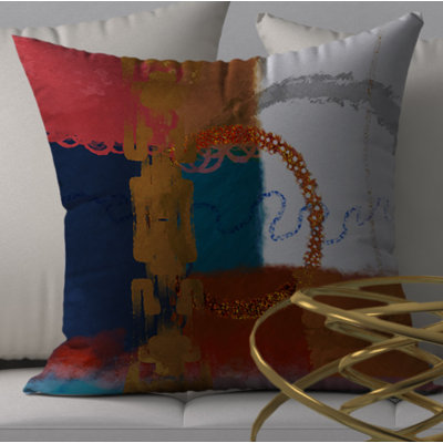 Debonair Palate Square Pillow Cover & Insert