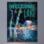 « welcome to lake », reproduction d’art sur toile tendue-17746803