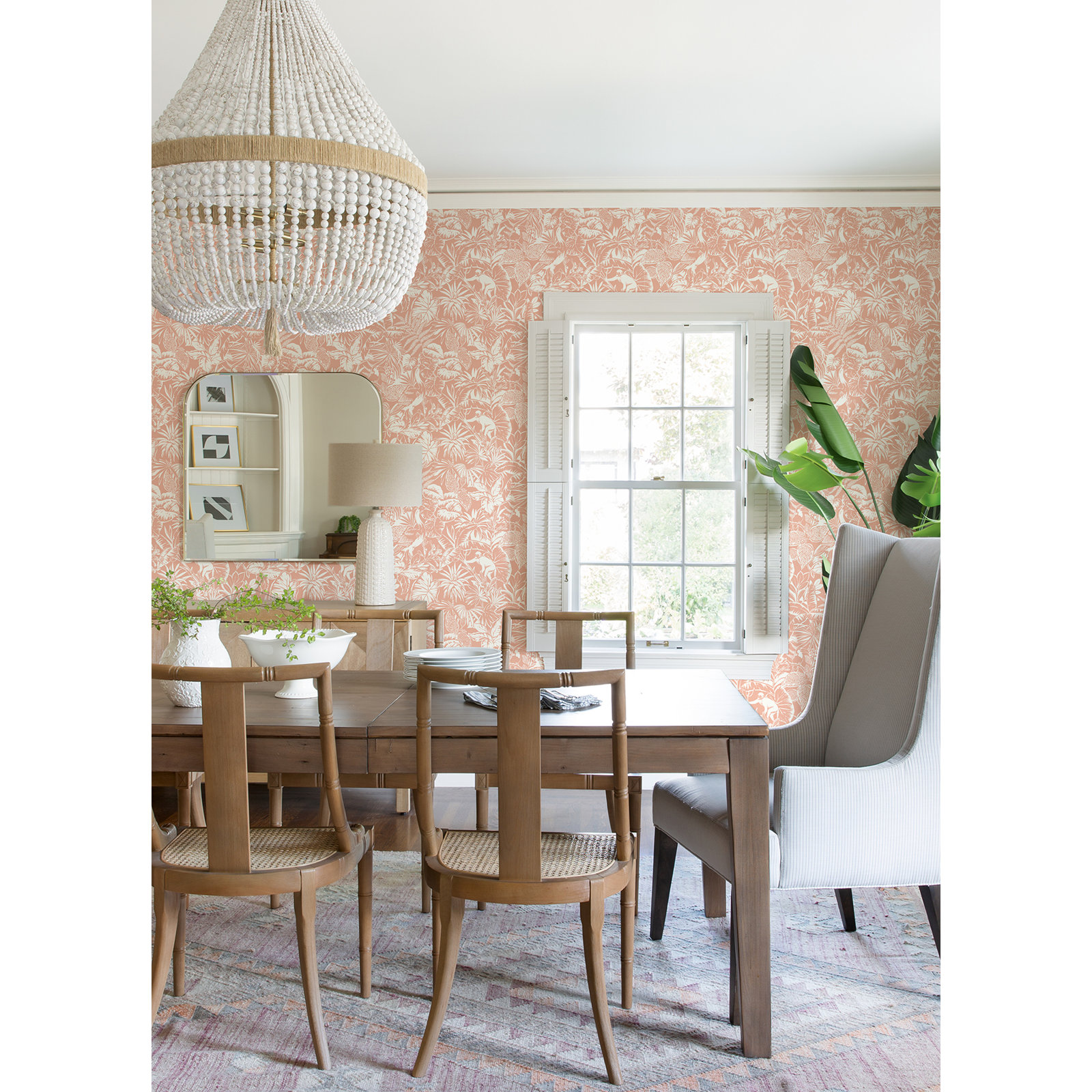 Cheri Floral Wallpaper, Pink