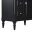 Armoire de salle de bain 30 po avec lavabo autoportant avec tiroir rabattable et tablette réglable, poignées en métal-122273676