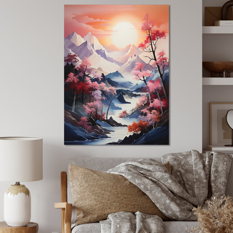 Fantasy Mountain Dreams I, H 20 po x l 12 po x P 1 po, Toile tendue