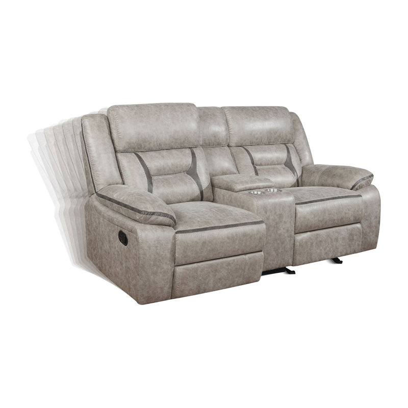 Causeuse coulissante avec console Brazelton