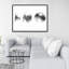 Eclipse in several phases - 36"x48" Framed canvas