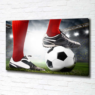 Player's Legs - Wrapped Canvas Print