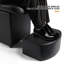 Fauteuil de massage en similicuir avec repose-pieds inclus