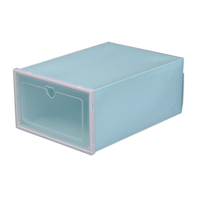 Boîte à chaussures en plastique transparent