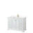 Deborah 48 " W Freestanding Standard Free Standing Single Double Single Vanity Bathroom Vanity With Marble Top-98260258-51712353-98260259
