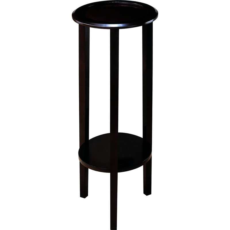 Table ronde moderne avec tablettes de rangement fonctionnelles
